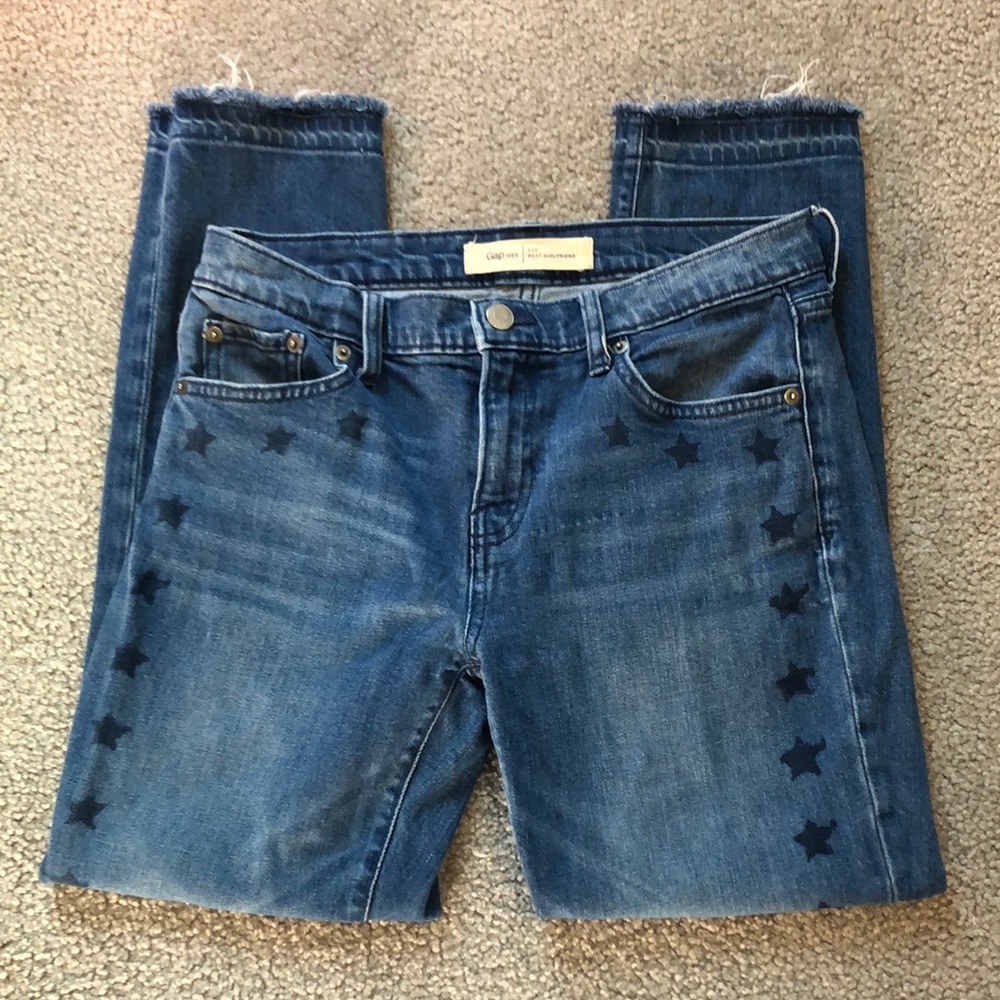 Gap Best Girlfriend Star Patterned Jeans